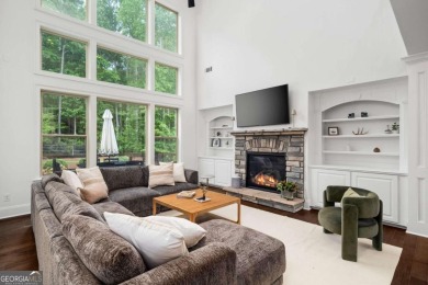 MODERN FARMHOUSE ESTATE WITH POOL AND PRIVATE GATED ENTRY: on Manor Golf and Country Club in Georgia - for sale on GolfHomes.com, golf home, golf lot