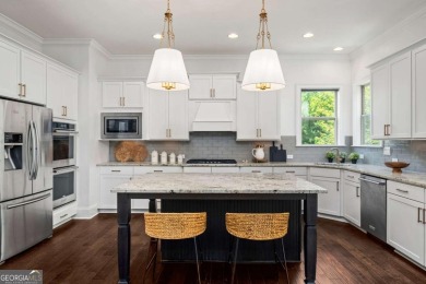 MODERN FARMHOUSE ESTATE WITH POOL AND PRIVATE GATED ENTRY: on Manor Golf and Country Club in Georgia - for sale on GolfHomes.com, golf home, golf lot