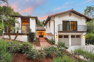 Villa Serena: Your Private Sanctuary in Prestigious Hope Ranch on Hidden Oaks Golf Course in California - for sale on GolfHomes.com, golf home, golf lot