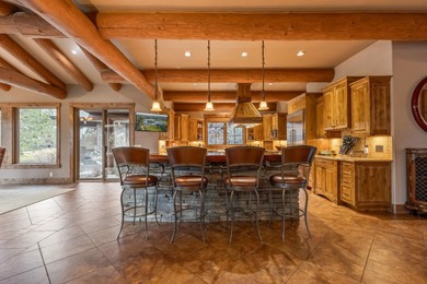 For the discerning buyer, this 5,865 sq ft custom log estate on The Club At Pronghorn Golf Course in Oregon - for sale on GolfHomes.com, golf home, golf lot