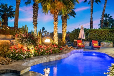 Prepare to Be Mesmerized by This Private Desert Oasis! Step into on Indian Ridge Country Club in California - for sale on GolfHomes.com, golf home, golf lot