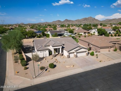 Modern Mountain Living Reimagined.  Discover elevated luxury in on Estrella Mountain Ranch Golf Course in Arizona - for sale on GolfHomes.com, golf home, golf lot
