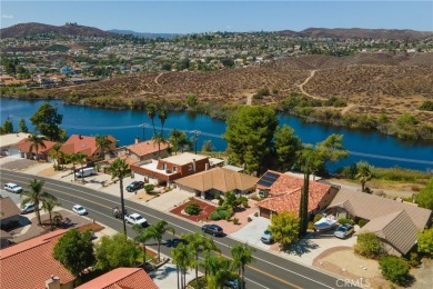 WATERFRONT living on the jump lagoon.  Peaceful, serene on Canyon Lake Country Club in California - for sale on GolfHomes.com, golf home, golf lot
