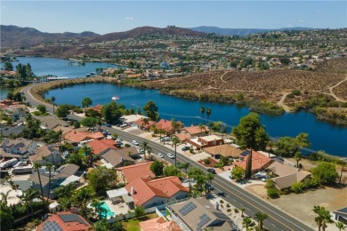 WATERFRONT living on the jump lagoon.  Peaceful, serene on Canyon Lake Country Club in California - for sale on GolfHomes.com, golf home, golf lot