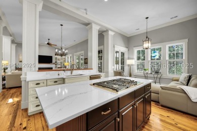 This beautifully renovated single-story home is nestled on a on Oldfield Golf Club in South Carolina - for sale on GolfHomes.com, golf home, golf lot