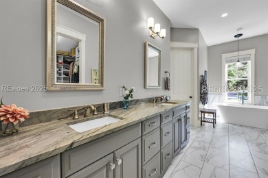 This beautifully renovated single-story home is nestled on a on Oldfield Golf Club in South Carolina - for sale on GolfHomes.com, golf home, golf lot