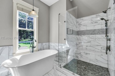 This beautifully renovated single-story home is nestled on a on Oldfield Golf Club in South Carolina - for sale on GolfHomes.com, golf home, golf lot
