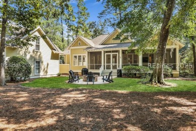This beautifully renovated single-story home is nestled on a on Oldfield Golf Club in South Carolina - for sale on GolfHomes.com, golf home, golf lot