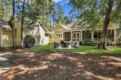 This beautifully renovated single-story home is nestled on a on Oldfield Golf Club in South Carolina - for sale on GolfHomes.com, golf home, golf lot