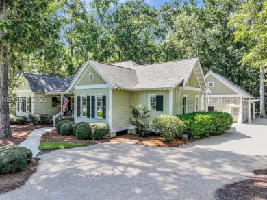 This beautifully renovated single-story home is nestled on a on Oldfield Golf Club in South Carolina - for sale on GolfHomes.com, golf home, golf lot