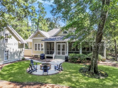 This beautifully renovated single-story home is nestled on a on Oldfield Golf Club in South Carolina - for sale on GolfHomes.com, golf home, golf lot