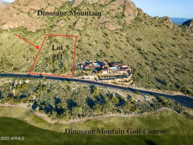 Incredible hillside offer on the slope of the famous Dinosaur on Gold Canyon Golf Resort - Sidewinder in Arizona - for sale on GolfHomes.com, golf home, golf lot