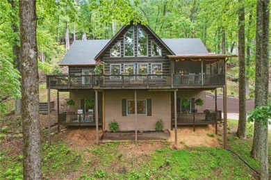 Desiring the wow factor? This mountain chalet nestled in the on Bent Tree Golf Course in Georgia - for sale on GolfHomes.com, golf home, golf lot