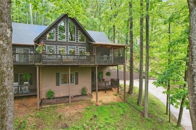 Desiring the wow factor? This mountain chalet nestled in the on Bent Tree Golf Course in Georgia - for sale on GolfHomes.com, golf home, golf lot