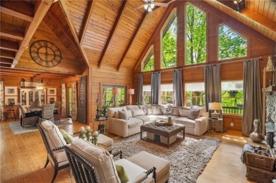 Desiring the wow factor? This mountain chalet nestled in the on Bent Tree Golf Course in Georgia - for sale on GolfHomes.com, golf home, golf lot