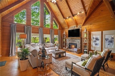 Desiring the wow factor? This mountain chalet nestled in the on Bent Tree Golf Course in Georgia - for sale on GolfHomes.com, golf home, golf lot