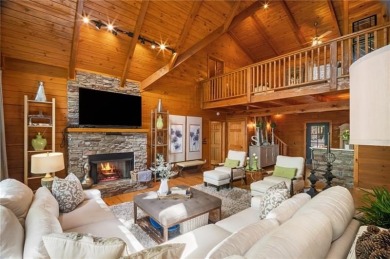 Desiring the wow factor? This mountain chalet nestled in the on Bent Tree Golf Course in Georgia - for sale on GolfHomes.com, golf home, golf lot