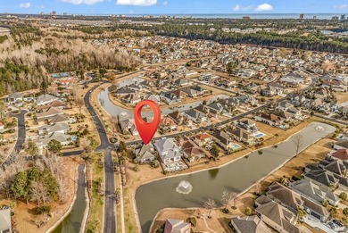 Custom built Mediterranean style home located in the gated on Myrtlewood Golf Course and Club  in South Carolina - for sale on GolfHomes.com, golf home, golf lot