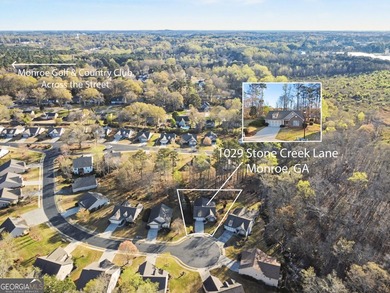 Welcome to 1029 Stone Creek Lane! This adorable 3 bedroom/2 bath on Monroe Golf and Country Club in Georgia - for sale on GolfHomes.com, golf home, golf lot