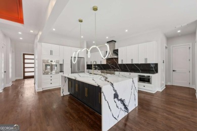 Experience modern luxury in this newly built custom farmhouse on East Lake Golf Club in Georgia - for sale on GolfHomes.com, golf home, golf lot