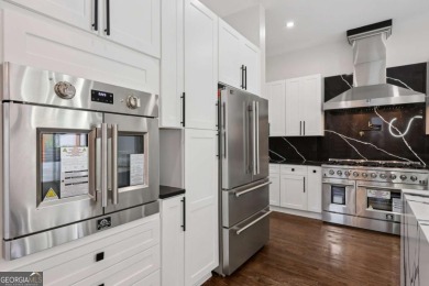 Experience modern luxury in this newly built custom farmhouse on East Lake Golf Club in Georgia - for sale on GolfHomes.com, golf home, golf lot