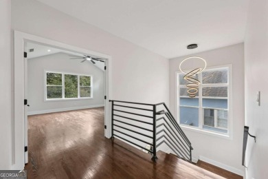 Experience modern luxury in this newly built custom farmhouse on East Lake Golf Club in Georgia - for sale on GolfHomes.com, golf home, golf lot