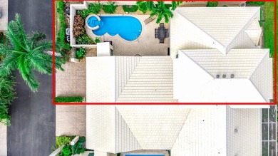 Welcome to this stunning 2-Story Courtyard Pool Home with 3 on The Boca Country Club in Florida - for sale on GolfHomes.com, golf home, golf lot