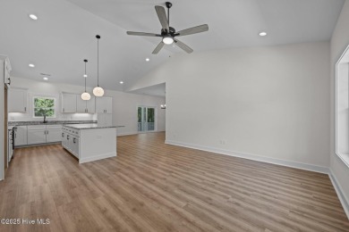 The Nautilus Floor Plan by Treweek Construction is a raised on Harbour Point Golf Club in North Carolina - for sale on GolfHomes.com, golf home, golf lot