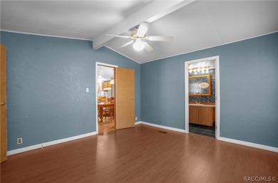 This 2 bedroom, 2 bathroom doublewide mobile home (1988) is on Inverness Golf and Country Club in Florida - for sale on GolfHomes.com, golf home, golf lot