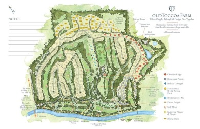 This beautiful lot, strategically located in the center of the on Old Toccoa Farm Golf Club in Georgia - for sale on GolfHomes.com, golf home, golf lot