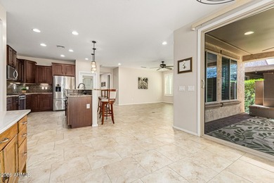 LIVE YOUR DREAMS! Stunning, highly upgraded Sanctuary welcomes on Poston Butte Golf Club in Arizona - for sale on GolfHomes.com, golf home, golf lot