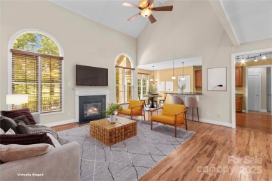 This stunning brick home, located in the Crescent Vistas, sits on  in North Carolina - for sale on GolfHomes.com, golf home, golf lot