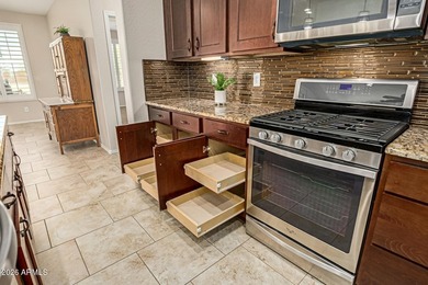 LIVE YOUR DREAMS! Stunning, highly upgraded Sanctuary welcomes on Poston Butte Golf Club in Arizona - for sale on GolfHomes.com, golf home, golf lot