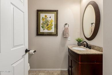 LIVE YOUR DREAMS! Stunning, highly upgraded Sanctuary welcomes on Poston Butte Golf Club in Arizona - for sale on GolfHomes.com, golf home, golf lot