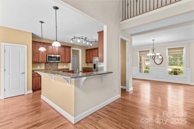 This stunning brick home, located in the Crescent Vistas, sits on  in North Carolina - for sale on GolfHomes.com, golf home, golf lot