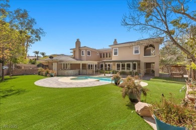 BEAUTIFUL PRIVATE OASIS HOME IN THE PRESTIGIOUS GUARD GATED on Southern Highlands Golf Club in Nevada - for sale on GolfHomes.com, golf home, golf lot