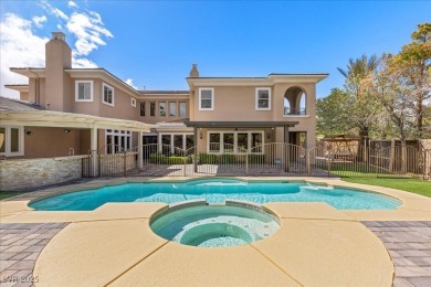 BEAUTIFUL PRIVATE OASIS HOME IN THE PRESTIGIOUS GUARD GATED on Southern Highlands Golf Club in Nevada - for sale on GolfHomes.com, golf home, golf lot