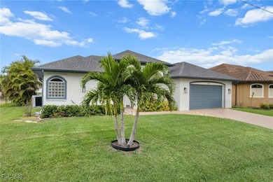 Highly desirable Gulf access home in Southwest Cape Coral, fully on Royal Tee Country Club in Florida - for sale on GolfHomes.com, golf home, golf lot