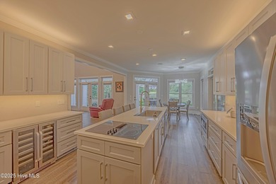 Upscale living with long golf views of Hole #3 of the on River Landing Golf Course in North Carolina - for sale on GolfHomes.com, golf home, golf lot