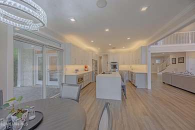 Upscale living with long golf views of Hole #3 of the on River Landing Golf Course in North Carolina - for sale on GolfHomes.com, golf home, golf lot