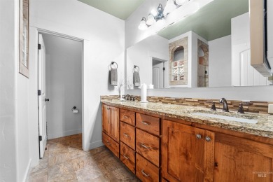 Gorgeous home located at the #12 hole of Red Hawk Golf Course on Hunters Point Golf Club in Idaho - for sale on GolfHomes.com, golf home, golf lot
