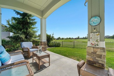 Gorgeous home located at the #12 hole of Red Hawk Golf Course on Hunters Point Golf Club in Idaho - for sale on GolfHomes.com, golf home, golf lot