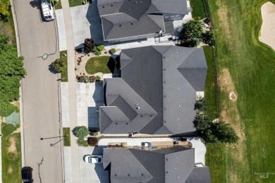Gorgeous home located at the #12 hole of Red Hawk Golf Course on Hunters Point Golf Club in Idaho - for sale on GolfHomes.com, golf home, golf lot