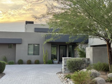 Extraordinary Mortensen Signature Home nestled on a corner lot on Desert Mountain Golf Club - Renegade Course in Arizona - for sale on GolfHomes.com, golf home, golf lot
