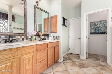 Discover this stunning single-story home in the coveted Johnson on The Golf Club At Johnson Ranch in Arizona - for sale on GolfHomes.com, golf home, golf lot
