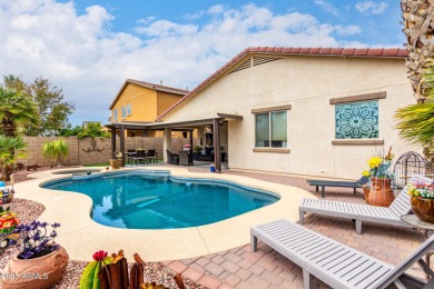 Discover this stunning single-story home in the coveted Johnson on The Golf Club At Johnson Ranch in Arizona - for sale on GolfHomes.com, golf home, golf lot