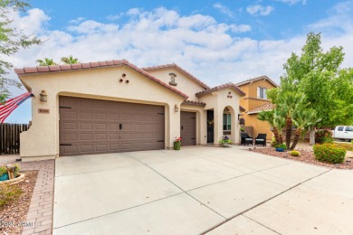 Discover this stunning single-story home in the coveted Johnson on The Golf Club At Johnson Ranch in Arizona - for sale on GolfHomes.com, golf home, golf lot