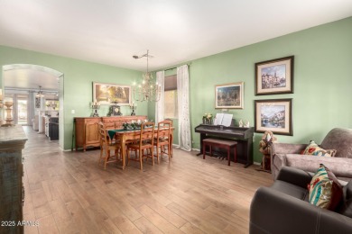 Discover this stunning single-story home in the coveted Johnson on The Golf Club At Johnson Ranch in Arizona - for sale on GolfHomes.com, golf home, golf lot