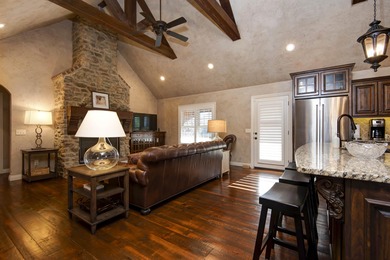 Stunning 4-bedroom, 21/2-bath French Country home in the on Rivercut Golf Course in Missouri - for sale on GolfHomes.com, golf home, golf lot