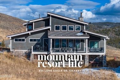 This modern four-bedroom single-family home in Granby Ranch on Headwaters Golf Course At Granby Ranch in Colorado - for sale on GolfHomes.com, golf home, golf lot